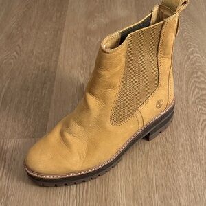 Timberland Mustard Slip-On Boots